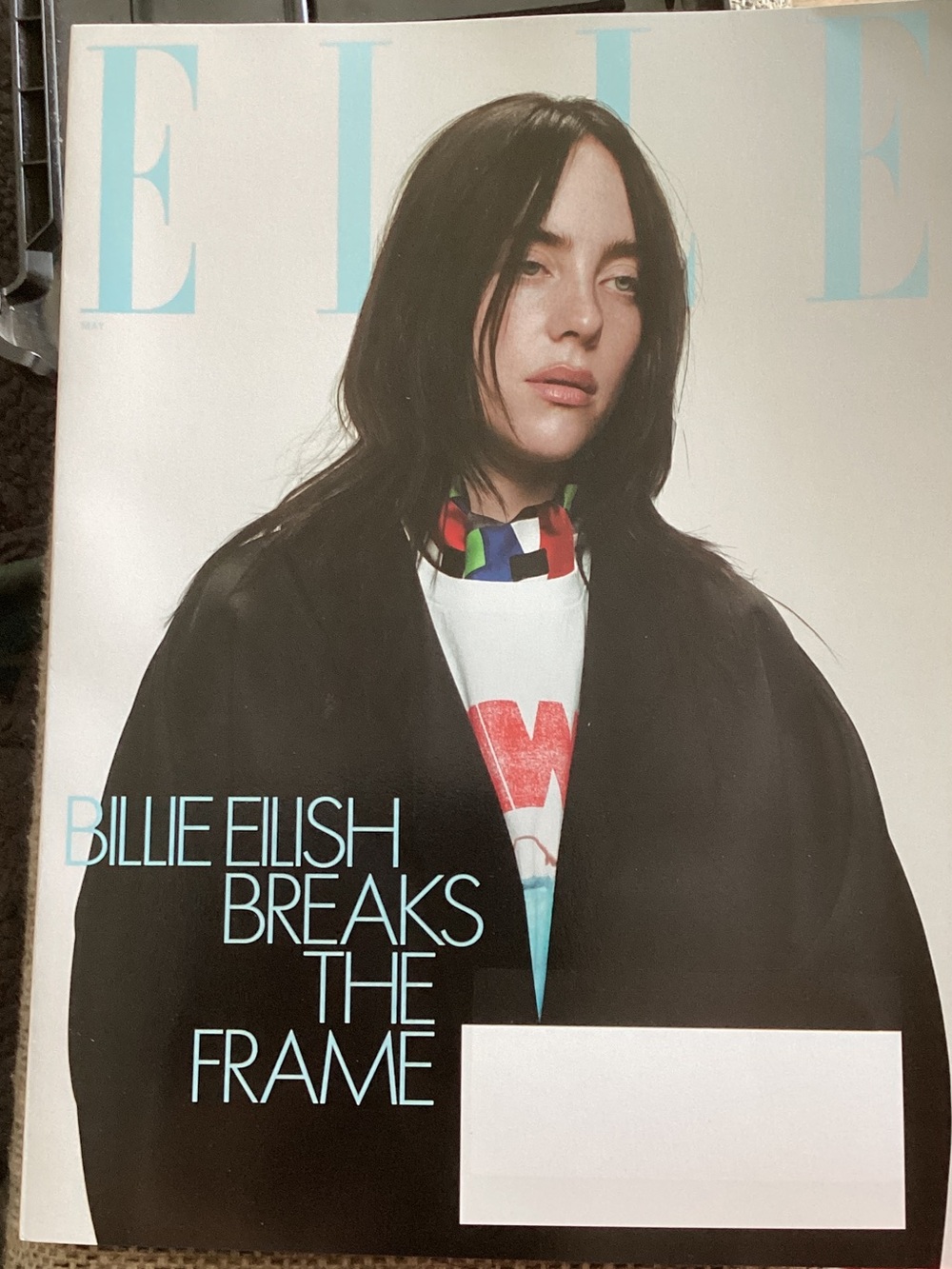 ELLE Magazine Cover Featuring Billie Eilish